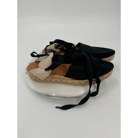 Unisa black and tan espadrille flats - Picture 2 of 6